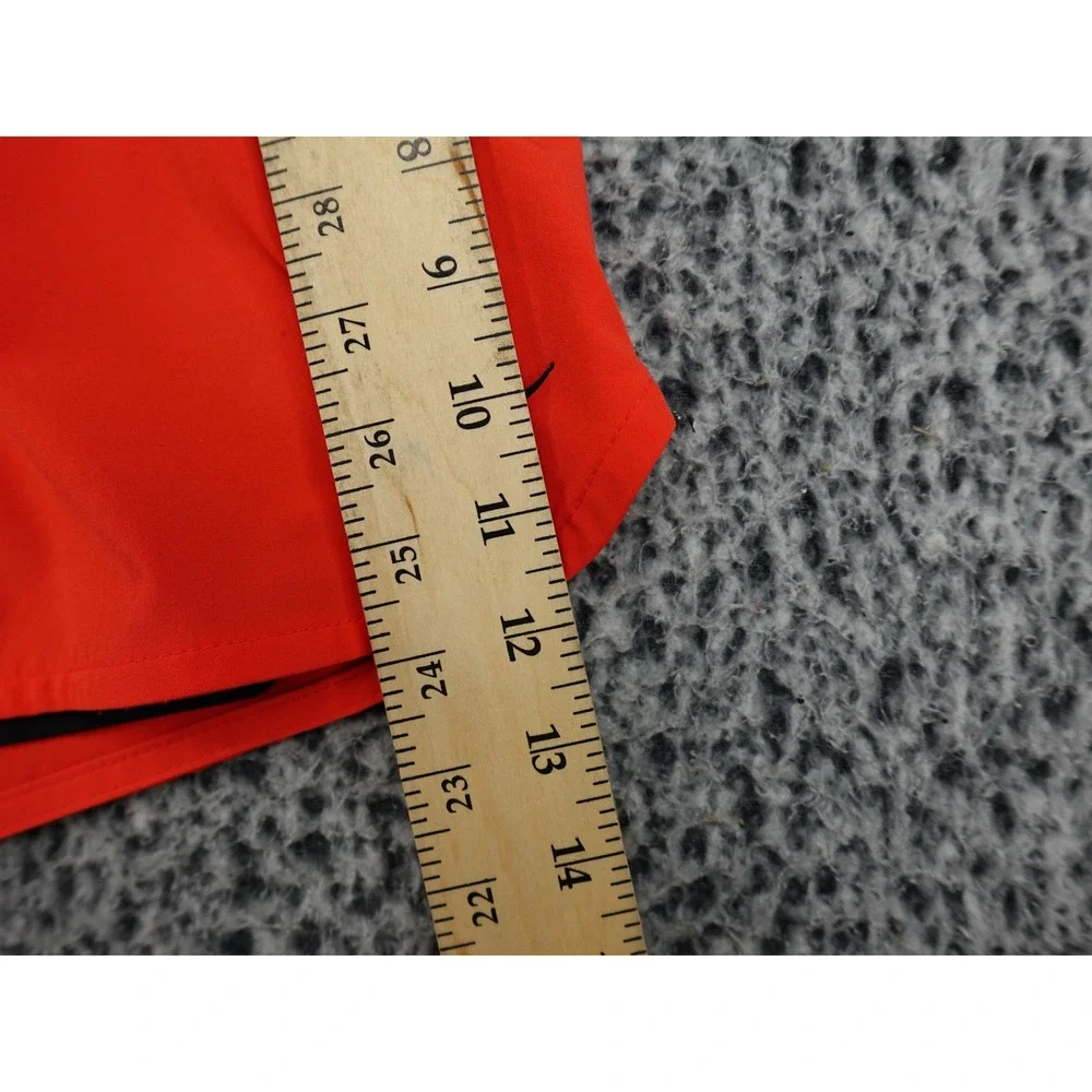 Nike Running Shorts Womens‎ Large Orange Dri-FIT Brief Liner